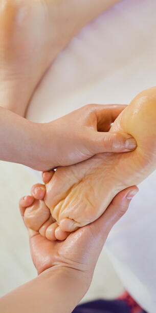 Fussreflexzonen-Massage